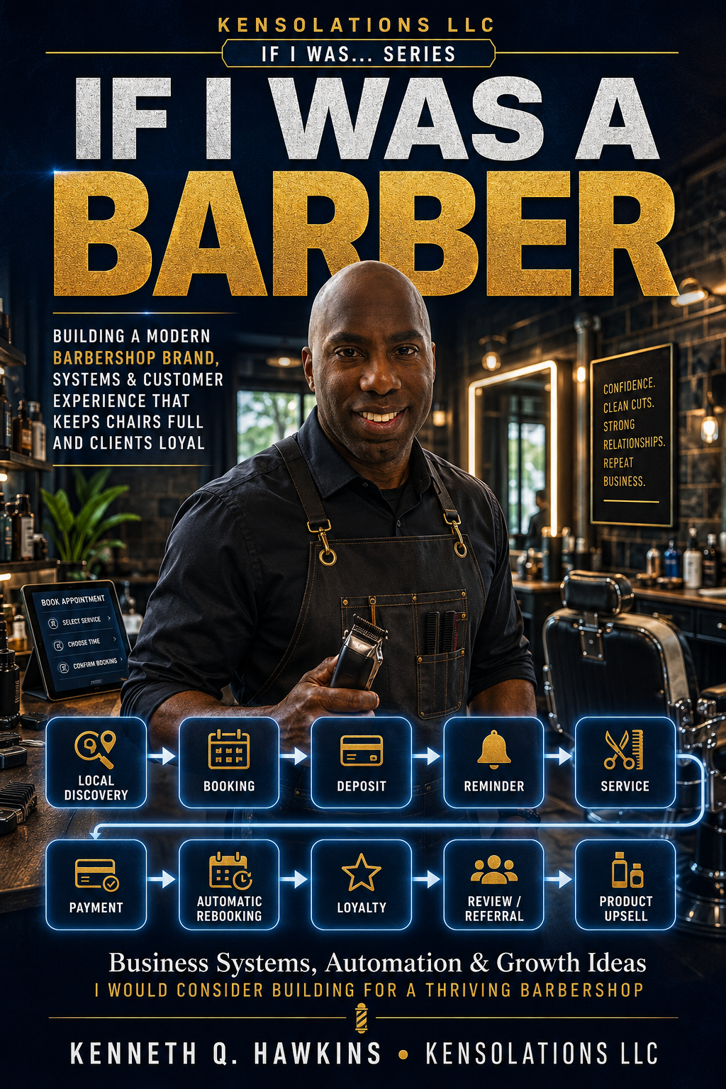 If I Was a Barber professional business ideas book cover by Kensolations
